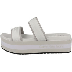 Сандалии Calvin Klein Sandale Jeans Flatform Sandal Twostrap, белый