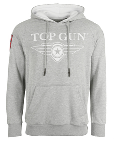 Толстовка TOP GUN Hoodie TG20201043, цвет grey mélange