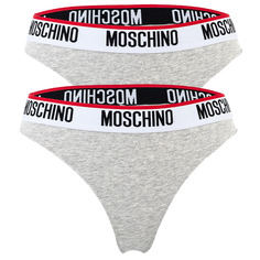 Стринги Moschino 2 шт, серый