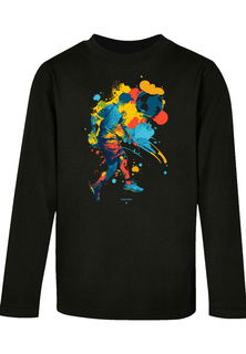 Футболка F4NT4STIC Longsleeve Fußballer bunt, черный