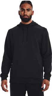 Толстовка Under Armour Hoodie Armour Fleece Hoodie, черный