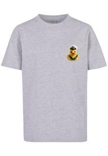 Футболка F4NT4STIC Rubber Duck Captain TEE UNISEX, цвет grau meliert