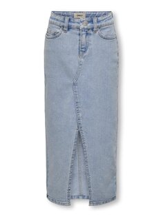 Юбка KIDS ONLY Maxi KOGSIRI FRONT SLIT SKIRT DNM, цвет light blue denim