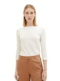 Футболка Tom Tailor BASIC SLUB, белый