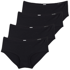 Трусы Skiny Pantys 4er Pack, черный