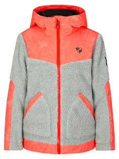 Флисовая куртка Ziener Aktia, цвет Grau/Apricot