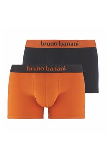 Трусы Bruno Banani Retro Short/Pant Flowing, цвет Kürbis/Schwarz