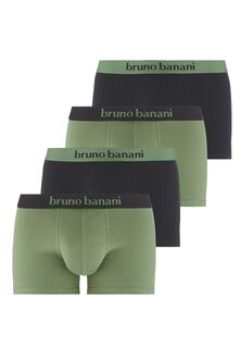 Трусы Bruno Banani Retro Short/Pant Flowing, цвет Dillgrün/Schwarz