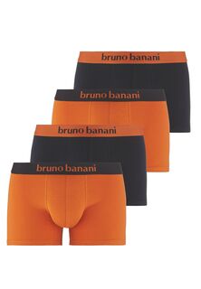 Трусы Bruno Banani Retro Short/Pant Flowing, цвет Kürbis/Schwarz