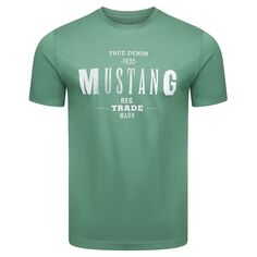 Футболка Mustang Print Tee Mustang, зеленый
