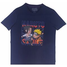 Футболка Naruto Naruto &amp; Sasuke, темно-синий
