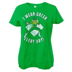 Футболка Power Rangers I Wear Green Every Day Girly Tee, зеленый