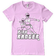 Футболка Power Rangers Pink Ranger, розовый