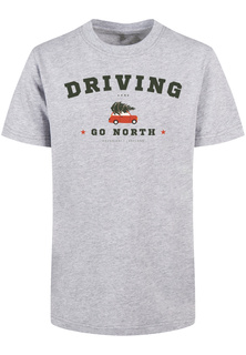 Футболка F4NT4STIC Basic Kids Tee Driving Home Weihnachten, цвет heathergrey