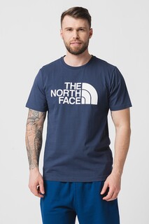 Футболка с контрастным логотипом The North Face, синий