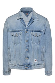 Джинсовая куртка с карманами Tommy Jeans, синий