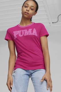 Футболка с логотипом Squad Puma, фуксия