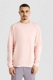 Хлопковая блузка Porc, розовый