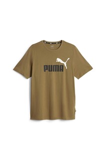 Хлопковая футболка Essentials+ Puma, коричневый