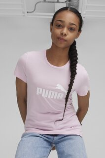 Хлопковая футболка с логотипом Puma, белый