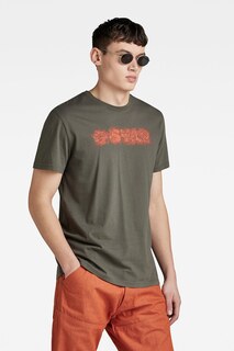 Стандартная рубашка из органического хлопка G-Star Raw, оранжевый