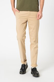 Приталенные брюки чинос из хлопка United Colors Of Benetton, коричневый