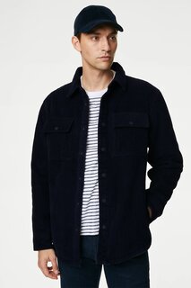 Джинсовая куртка с нагрудными карманами Marks &amp; Spencer, черный