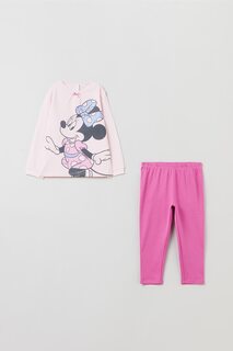 Хлопковая пижама с мультяшным рисунком Ovs, розовый