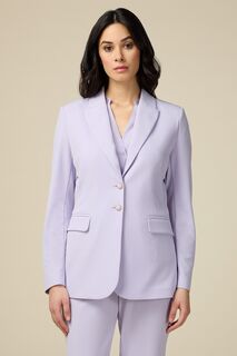 Куртка с разрезными лацканами Oltre, фиолетовый
