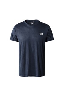 Тренировочная футболка с овальным вырезом и логотипом The North Face, синий