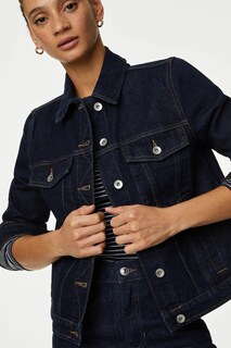 Джинсовая куртка с карманами Marks &amp; Spencer, синий