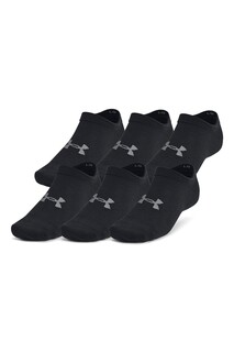 Носки спортивные с логотипом - 6 пар Under Armour, черный