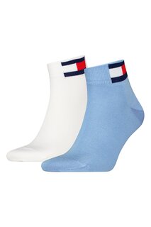Короткие носки с логотипом Tommy Hilfiger, синий