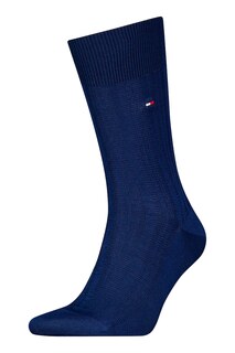 Длинные однотонные носки Tommy Hilfiger, синий