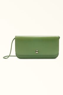 Кожаная сумка Genesi Furla, зеленый