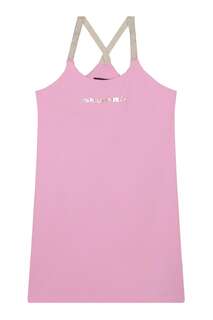 Платье с логотипом Karl Lagerfeld, розовый