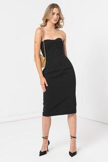 Приталенное платье с чашками-балконетами Max&amp;Co, черный