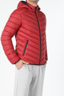 Стеганая зимняя куртка с капюшоном Colin&apos;S, красный Colins