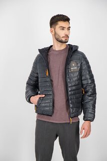 Легкая зимняя куртка Briout с капюшоном Geo Norway, серый