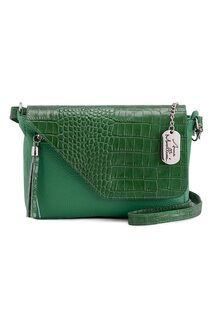 Кожаная сумка Мирта Anna Morellini, зеленый