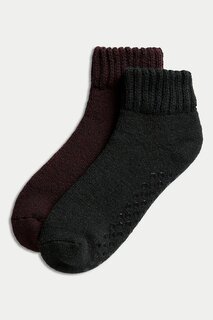 Короткие носки – 2 пары Marks &amp; Spencer, коричневый