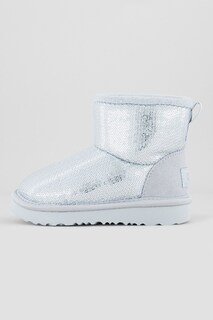 Ботильоны с пайетками Ugg, серебряный