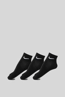 Легкие носки для фитнеса Dri-FIT на каждый день — 3 пары Nike, черный