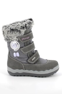 Зимние замшевые ботинки Primigi, серый