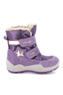 Замшевые ботинки с логотипом Primigi, фиолетовый
