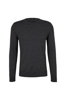 Шерстяной свитер с лаконичным дизайном Joop!, серый