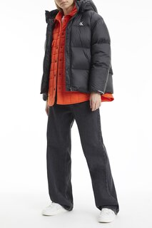 Стеганая куртка-рубашка с карманами Calvin Klein Jeans, оранжевый