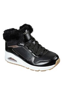 Сапоги Uno Cosy On Air из экокожи Skechers, черный