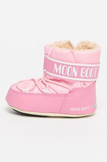 Зимние ботинки без шнуровки Crib 2 Moon Boot, розовый