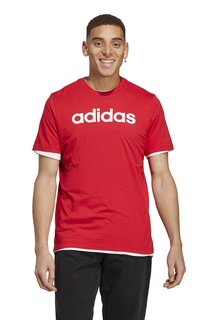 Футболка Essentials с логотипом Adidas Sportswear, красный